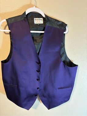 Tuxedo Park Men's Purple Dress Vest - XL